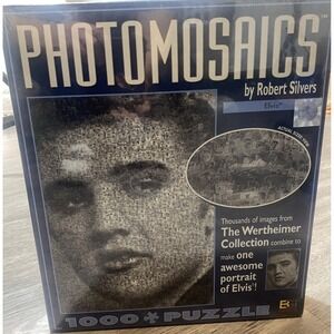 Elvis Presley Photomosaics by Robert Silvers Jigsaw Puzzle 1026 Pieces NEW